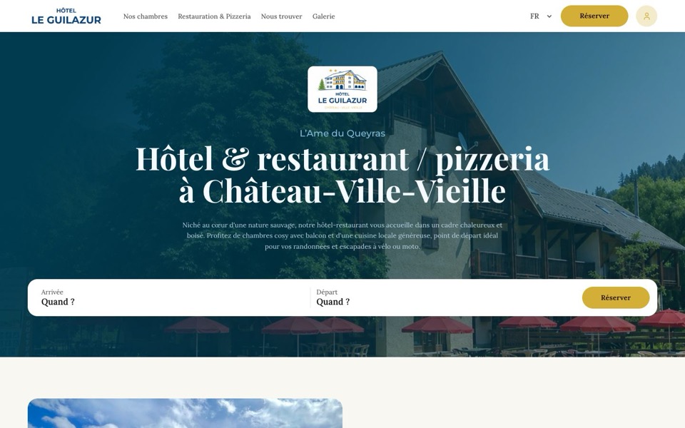 Website van Le Guilazur